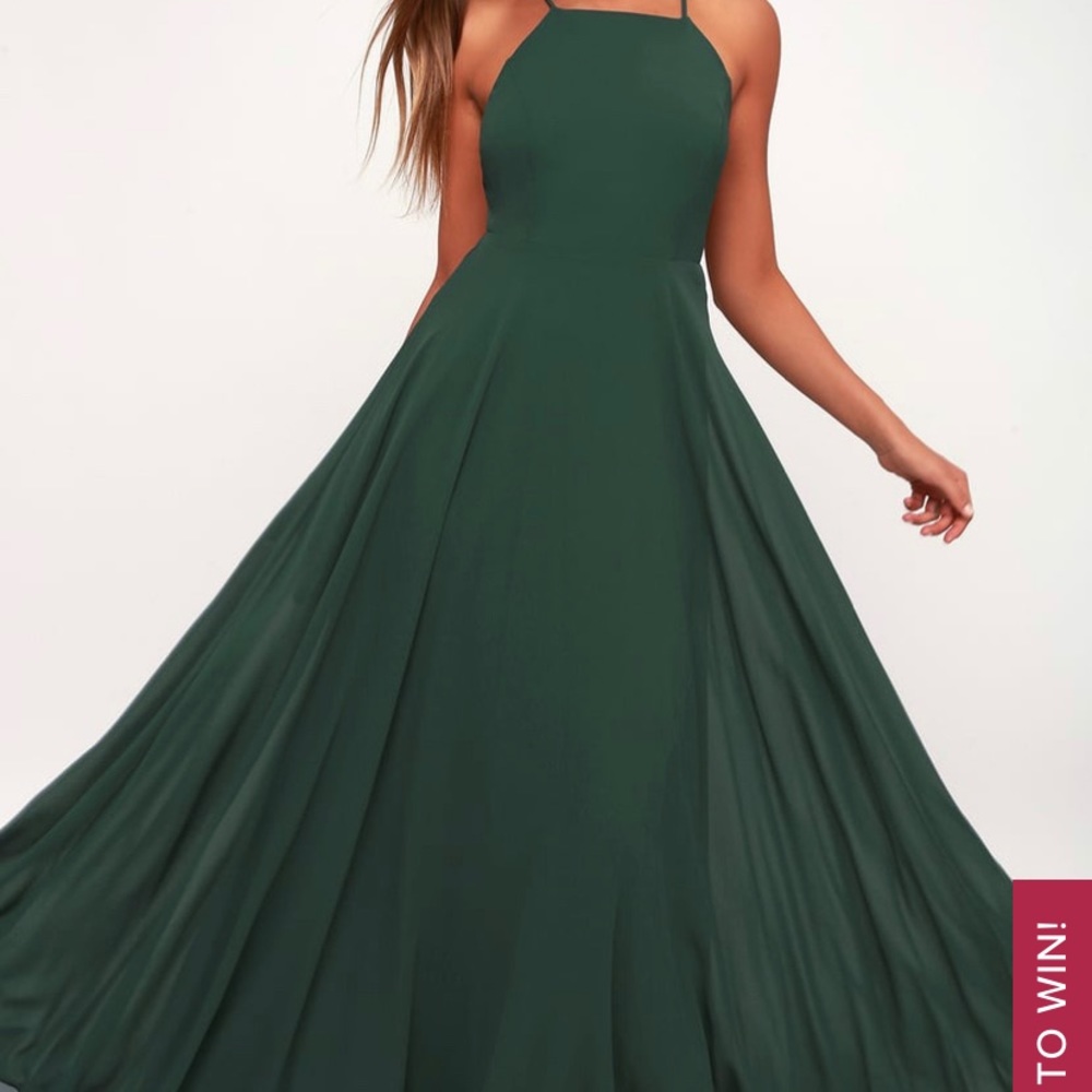 Dark Green Maxi Dress